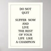 NIET VOLDOEN NU EN LEVEN DE REST VAN U POSTER (Voorkant)