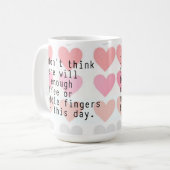 Niet voldoende Mok voor koffie of middenvingers (Voorkant links)