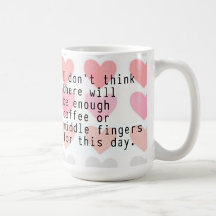 Niet voldoende Mok voor koffie of middenvingers