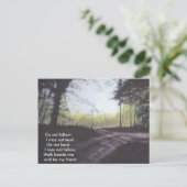 NIET VOLGEN DAT IK NIET KAN LEIDEN BRIEFKAART (Staand voorkant)