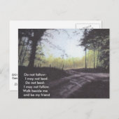 NIET VOLGEN DAT IK NIET KAN LEIDEN BRIEFKAART (Voorkant / Achterkant)