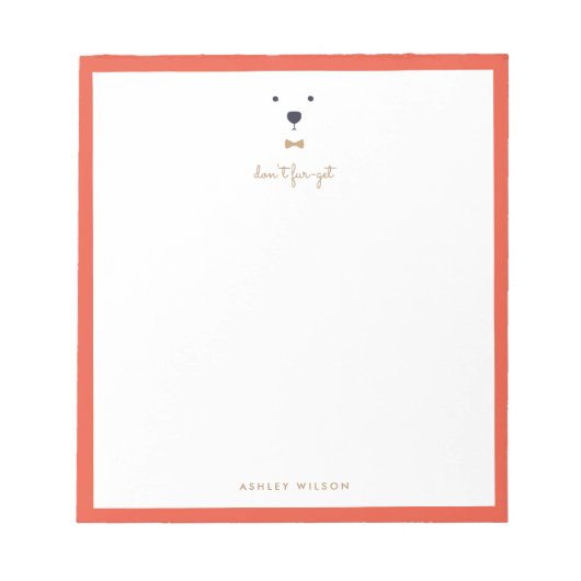 Niet voor de boeg. notitieblok (Voorkant)