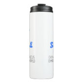 🌍 Niet voor eenmalig gebruik | Eco-geïnspireerde Thermosbeker (Voorkant)