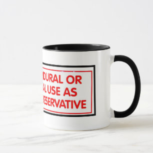 Niet voor epiduraal of intrathecaal gebruik - Koff Mok