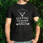 Niet voor iedereen, het neemt veel ballen Tri-Blend shirt<br><div class="desc">Vier de speciale vader in je leven deze Vaderdag met onze leuke en humoristische golfspelhanddoek. Het ontwerp is voorzien van een leuke en humoristische golf typografie ontwerp "Golfen is niet voor iedereen het kost veel van ballen". Perfect voor je golf liefhebbende vader. Zet een simpel gezicht op zijn gezicht met...</div>