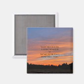 Niet voor iedereen Schattige Quote Sunset Magnet (Voorkant / Achterkant)