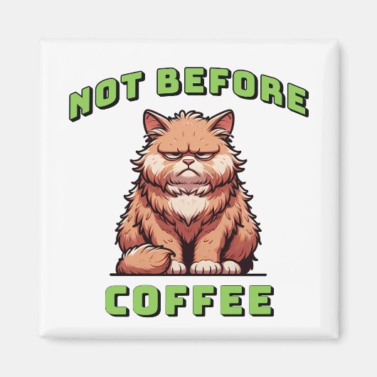Niet voor koffie magneet (Voorkant)