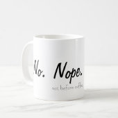 Niet voor koffie-Mok Koffiemok (Voorkant links)