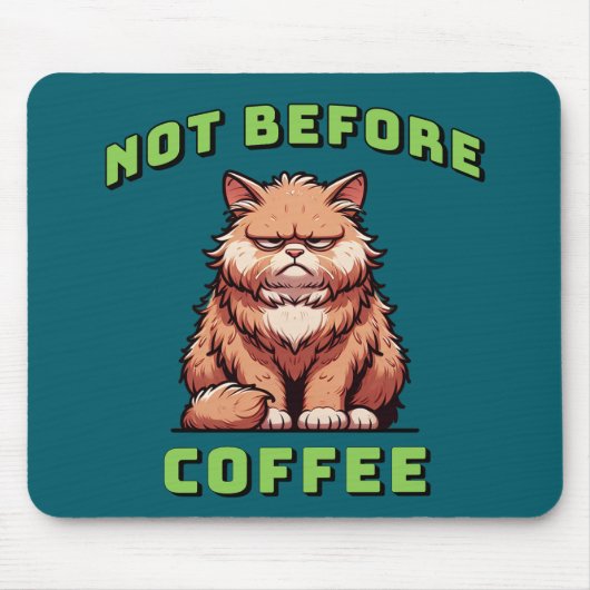 Niet voor koffie muismat (Voorkant)