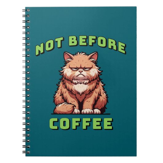 Niet voor koffie notitieboek (Voorkant)