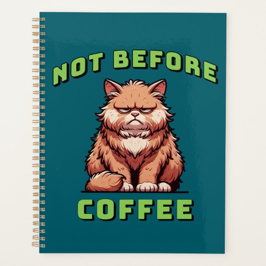 Niet voor koffie planner (Voorkant)