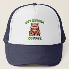 Niet voor koffie trucker pet