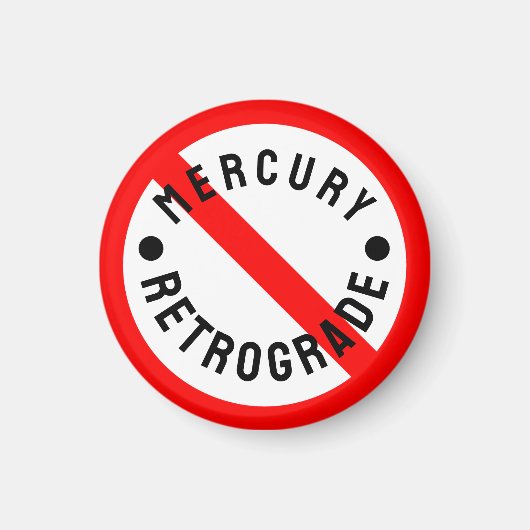 Niet voor kwikretrograde magneet (Voorkant)
