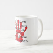 Niet voor me lopen - Inspirerend offertes Koffiemok (Voorkant rechts)