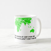 Niet voor me strijken Argentina Funny Mug Koffiemok (Voorkant rechts)