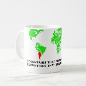Niet voor me strijken Argentina Funny Mug Koffiemok (Voorkant links)