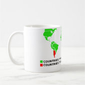 Niet voor me strijken Argentina Funny Mug Koffiemok (Links)