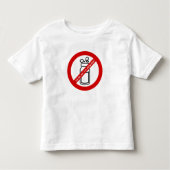 Niet voor mij, ik ben melkvrij. Dairy Allergy Aler Kinder Shirts (Voorkant)
