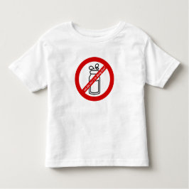 Niet voor mij, ik ben melkvrij. Dairy Allergy Aler Kinder Shirts