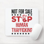 Niet voor verkoop Stop mensenhandel Muismat (Met muis)