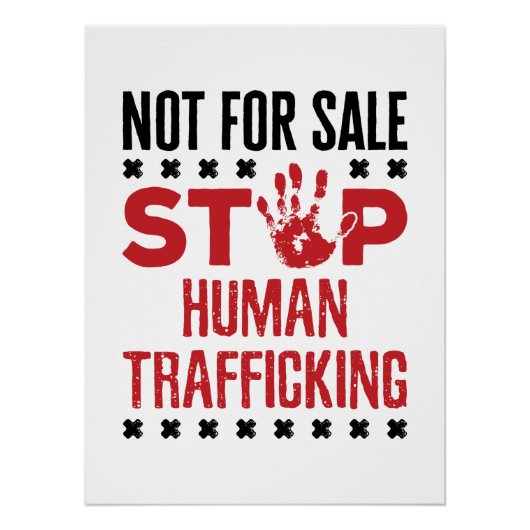 Niet voor verkoop Stop mensenhandel Perfect Poster (Voorkant)