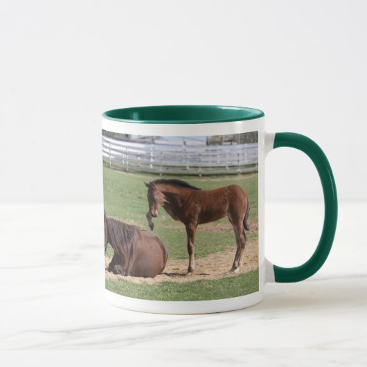 Niet voordat ik mijn koffie heb gehad. mok (Rechts)