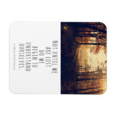 Niet voordat we Thoreau Quote kwijt zijn Magneet (Horizontaal)