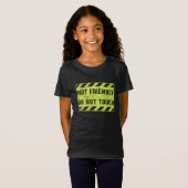 Niet vriendelijk aanraken t-shirt (Voorkant volledig)