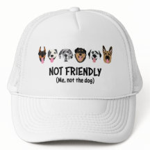 Niet vriendelijk me niet de hond grappig