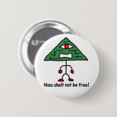 Niet vrij ronde button 5,7 cm (Voorkant /achterkant)