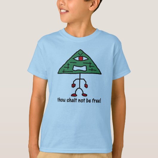 Niet vrij van T-shirts (Voorkant)