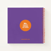 "Niet wachten op Mr Right" Spiral Notitieboek (Achterkant)