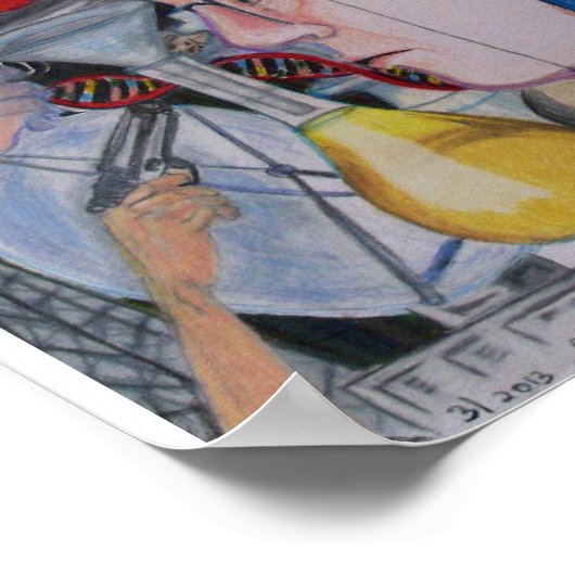 Niet waken, maar het oorspronkelijke Poster van de (Hoek)