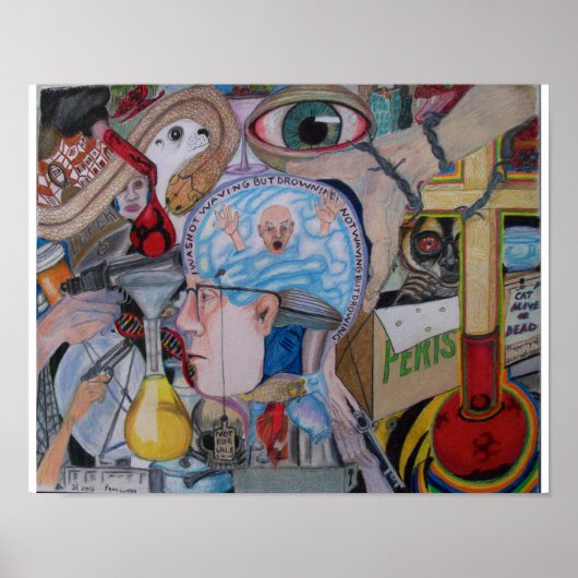 Niet waken, maar het oorspronkelijke Poster van de (Voorkant)