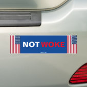 Niet wakker Bumpersticker (Op auto)