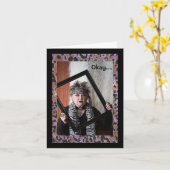 Niet wakker willen maken Gevouwen Wenskaart Kaart (Gele Bloem)