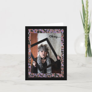 Niet wakker willen maken Gevouwen Wenskaart Kaart