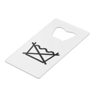 NIET WASSEN! CREDITKAART FLESSENOPENER