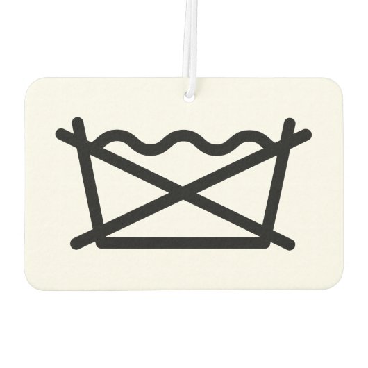 NIET WASSEN! LUCHTVERFRISSER (Achterkant)