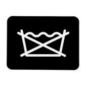 NIET WASSEN! MAGNEET (Horizontaal)