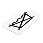 NIET WASSEN! MAGNEET (Linkerzijde)