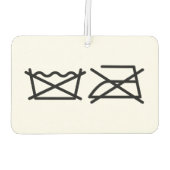 NIET WASSEN! NIET IRON! LUCHTVERFRISSER (Achterkant)