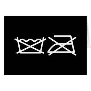 NIET WASSEN! NIET STRIJKEN! KAART