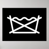 NIET WASSEN! POSTER (Voorkant)