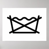 NIET WASSEN! POSTER (Voorkant)