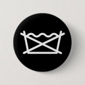 NIET WASSEN! RONDE BUTTON 5,7 CM (Voorkant)