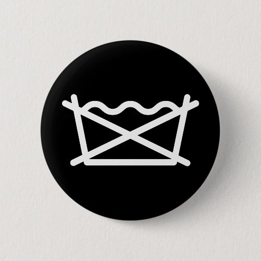 NIET WASSEN! RONDE BUTTON 5,7 CM (Voorkant)