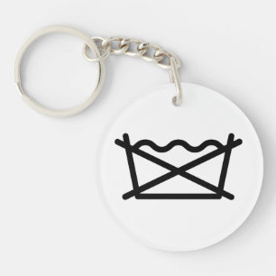 NIET WASSEN! SLEUTELHANGER