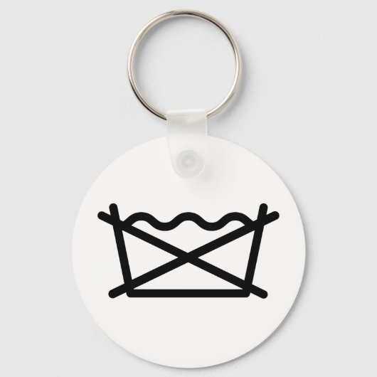 NIET WASSEN! SLEUTELHANGER (Voorkant)