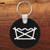 NIET WASSEN! SLEUTELHANGER (Voorkant)
